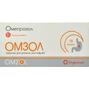 Омзол 40 мг N10 порошок для розчину для інфузій