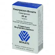 Омепразол-Вокате ліофілізат для розчину для ін'єкцій по 40 мг у флаконі + розчинник по 10 мл в ампулі, 1 шт.