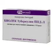 Биолек Туберкулин ППД-Л раствор для инъекций по 0,6 мл в ампуле, 2 ТЕ/доза, 1 шт.