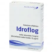 Идрофлог (Idroflog) офтальмологический раствор для увлажнения глаз по 0,5 мл во флаконе, 15 шт.