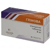 Глінова 4 мг №30 таблетки
