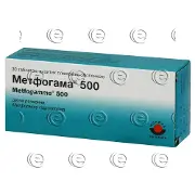 Метфогамма 500 N30 таблетки