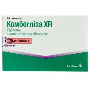 Комбоглиза XR 5 мг/1000 мг №28 таблетки - Бристол-Майерс, США