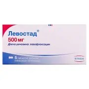 Левостад таблетки в/о 500 мг № 5
