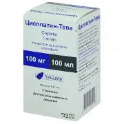 Цисплатин-Тева концентрат для раствора для инфузий, 1 мг/мл, 100 мл