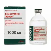 Гемцитабін Ебеве 1000 мг 100 мл концентрат для приготування розчину для інфузій