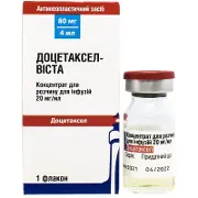 Доцетаксел-Виста 80 мг 4 мл концентрат
