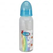 Пляшка T001 "Topo buono" пластик 250мл із силіконовою соскою