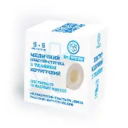Лейкопластырь полоски Dr.White тканевой 5смх5м