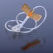 Катетер для инъекций типа "бабочка" IGAR 25G, оранжевый, 1 шт.