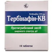 Тербінафін-КВ протигрибкові таблетки 250 мг №14