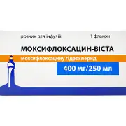 Моксифлоксацин-Виста р-р д/инф. 400 мг фл. 250 мл