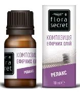 КОМПОЗИЦИИ (СМЕСЬ) ЭФИРНЫХ МАСЕЛ FLORA SECRET РЕЛАКС 10 мл