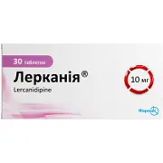 Лерканія таблетки в/о 10 мг № 30