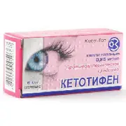 Кетотифен краплі оч. 0,025 % фл. 5 мл