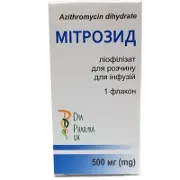 Мітрозид ліофіл. д/р-ну д/інф. 500 мг фл.