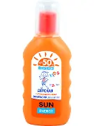 Емульсія для засмаги гіпоалергенна для дітей Сан енерджі SPF 50+ 150 мл, д/дітей