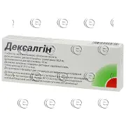 Дексалгін таблетки в/о 25 мг № 10