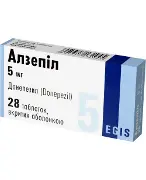 Алзепіл таблетки в/о 5 мг № 14