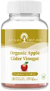 Уксус яблочный органический Apnas Natural пастилки жев. 500 мг