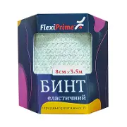 БИНТ ЭЛАСТИЧНЫЙ FLEXIPRIME® 8 см х 3,5 м, средн. растяж.
