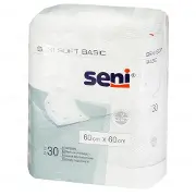 ПЕЛЕНКИ ПОГЛОЩАЮЩИЕ SENI SOFT BASIC 60 см * 60 см