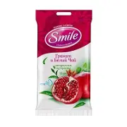 САЛФЕТКИ ВЛАЖНЫЕ "SMILE DAILY FRESH" гранат+белый чай