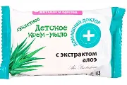 Крем-мило дитяче Домашній доктор 70 г, з екстр. алое