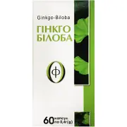 Гінкго білоба-Ф капс. 400 мг № 60