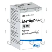Метипред таблетки 4 мг № 100
