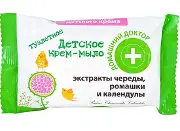 КРЕМ-МЫЛО ДЕТСКОЕ серии "ДОМАШНИЙ ДОКТОР" 70 г, экстр. ромашки, б/отдушки