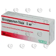 Бісопролол таблетки 5 мг № 30