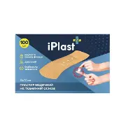 ПЛАСТЫРЬ тм "iPlast" МЕДИЦИНСКИЙ 19 х 72 мм, на тканевой основе