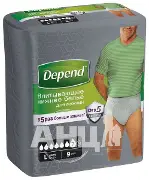 ТРУСЫ-ПОДГУЗНИКИ ДЛЯ ВЗРОСЛЫХ DEPEND L/XL, для мужчин