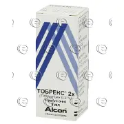 Тобрекс 2x крап. оч. 0,3% фл.-крапел. 5 мл