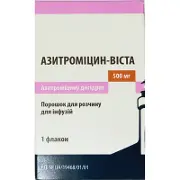 Азитроміцин порошок д/р-ну д/інф. 500 мг фл.