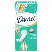 ПРОКЛАДКИ ГИГИЕНИЧЕСКИЕ ЖЕНСКИЕ DISCREET deo water lily