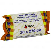 БИНТ ГИПСОВЫЙ торговой марки IGAR 10 см * 270 см