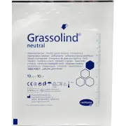 ПОВЯЗКА АТРАВМАТИЧЕСКАЯ ИЗ НЕТКАНОГО МАТЕРИАЛА GRASSOLIND® NEUTRAL 10 см * 10 см, стер.