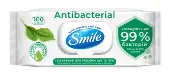 САЛФЕТКИ ВЛАЖНЫЕ "SMILE" ANTIBACTERIAL С СОКОМ ПОДОРОЖНИКА с соком подорожника