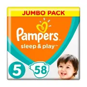 ПОДГУЗНИКИ ДЕТСКИЕ PAMPERS SLEEP & PLAY junior