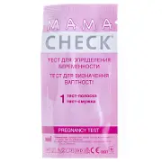 Тест для определения беременности Mamacheck тест-полоска