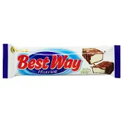 БАТОНЧИК С СУФЛЕ ГЛАЗУРОВАННЫЙ ШОКОЛАДНОЙ ГЛАЗУРЬЮ "BEST WAY" 30 г