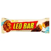 БАТОНЧИК ВАФЕЛЬНЫЙ С КАРАМЕЛЬЮ ГЛАЗУРОВАННЫЙ ШОКОЛАДНОЙ ГЛАЗУРЬЮ "LEO BAR" 50 г