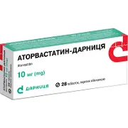 Аторвастатин таблетки в/о 10 мг № 28