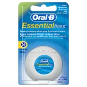 Зубні нитки і тасьма Орал-бі 50 м, essential floss