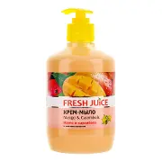 ЖИДКОЕ МЫЛО "FRESH JUICE" 460 мл, Mango & Carambola с маслом камелии