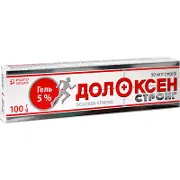 Долоксен Стронг гель 50 мг/г туба 100 г