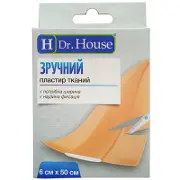 ПЛАСТЫРЬ МЕДИЦИНСКИЙ БАКТЕРИЦИДНЫЙ "H Dr. House" 6 см * 50 см, тканый