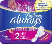 ПРОКЛАДКИ ГИГИЕНИЧЕСКИЕ УЛЬТРАТОНКИЕ ALWAYS ULTRA PLATINUM super plus